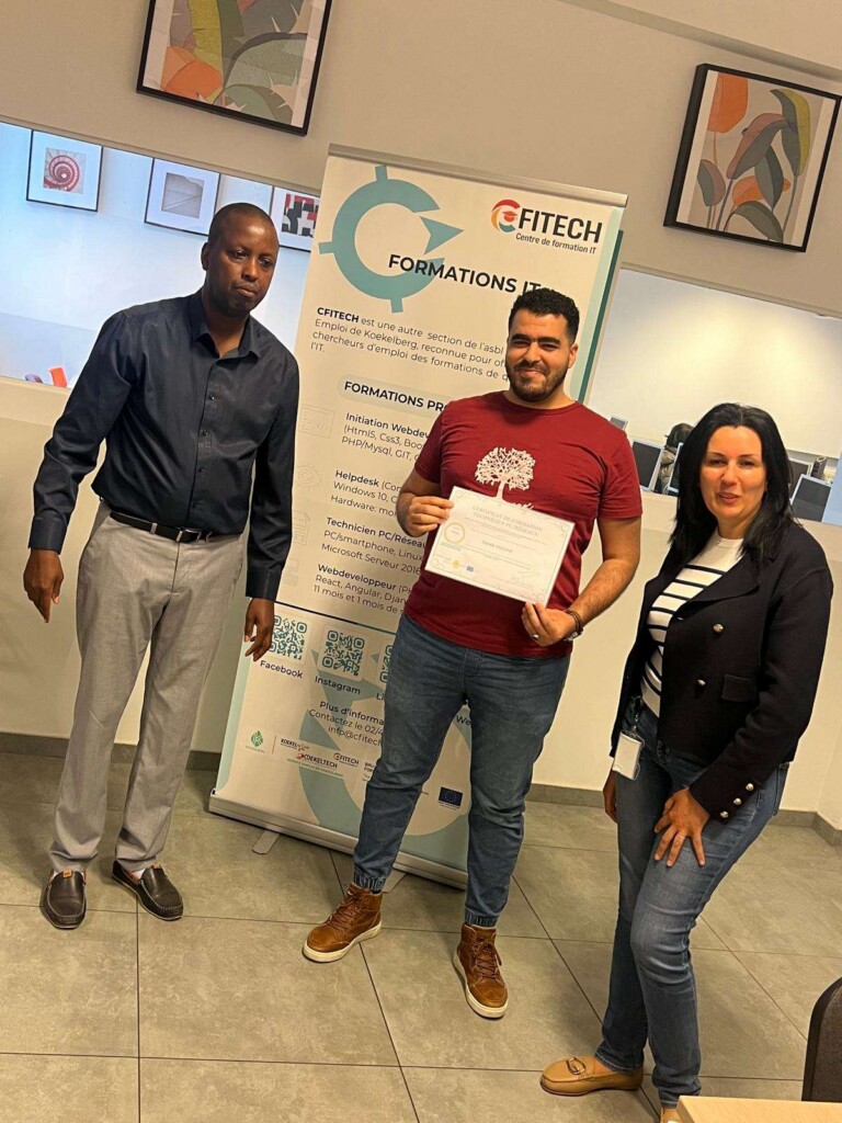 La formation « Technicien PC/réseau » touche à sa fin….